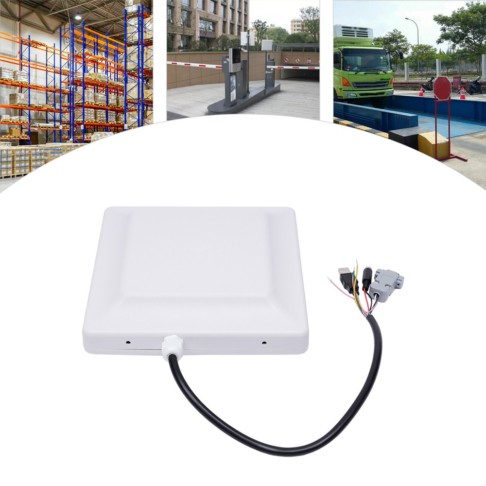 UHF RFID Long Range Card Reader for Parking Barrier Gate Access Control Kit 30db