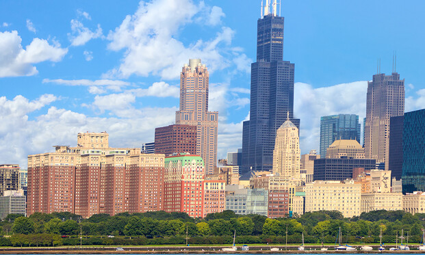 TrainJunkies Big City 5 Model Railroad Backdrop