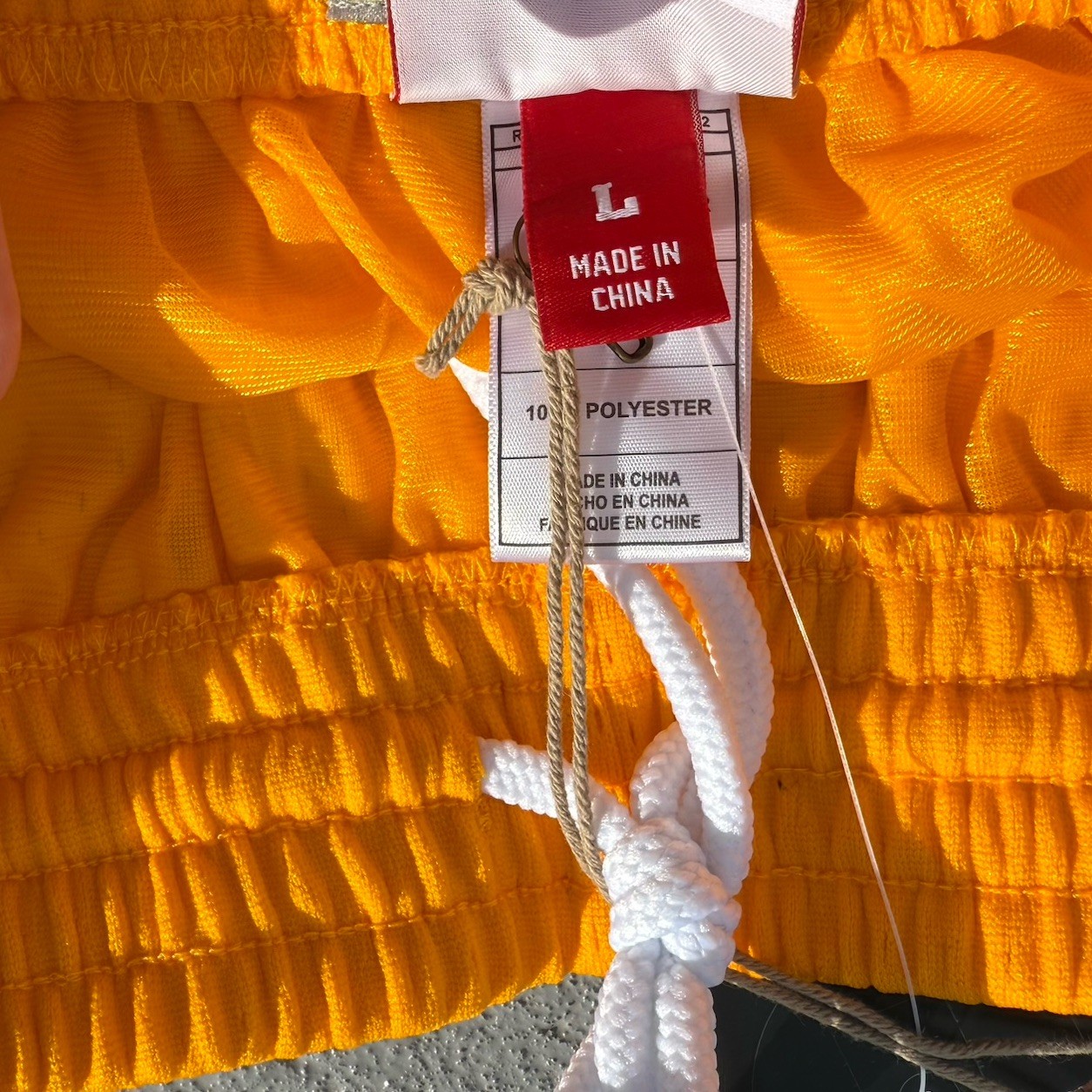 Men's Mitchell & Ness Los Angeles Lakers NBA Swingman Shorts 2009 Large