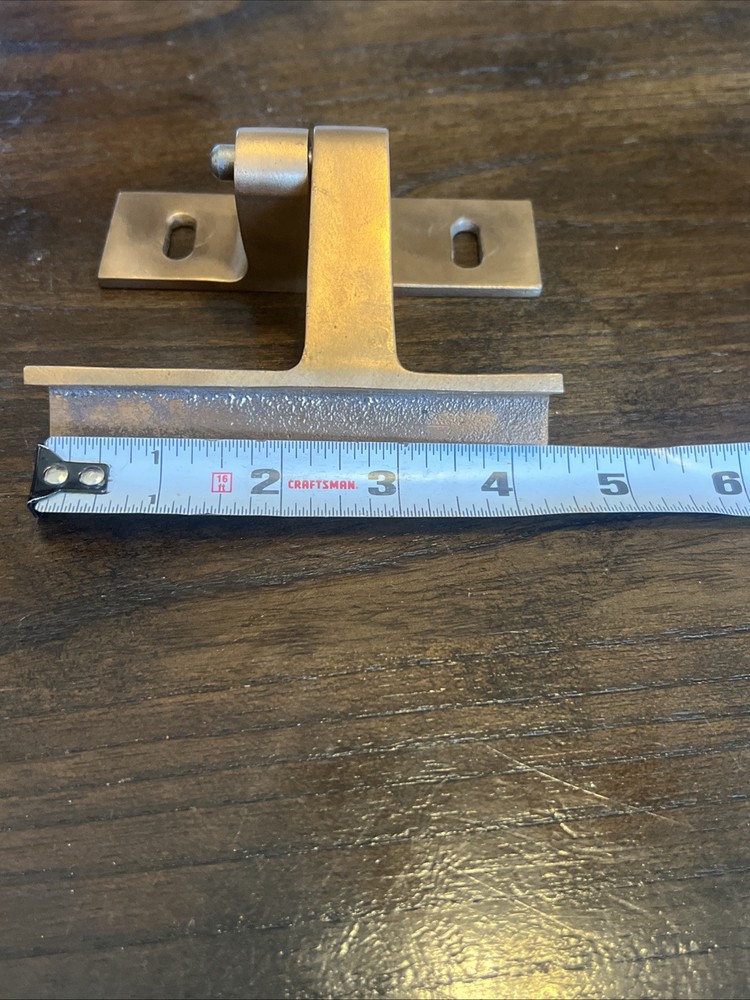Vintage Brass Offset Pivot Hinge 4pcs