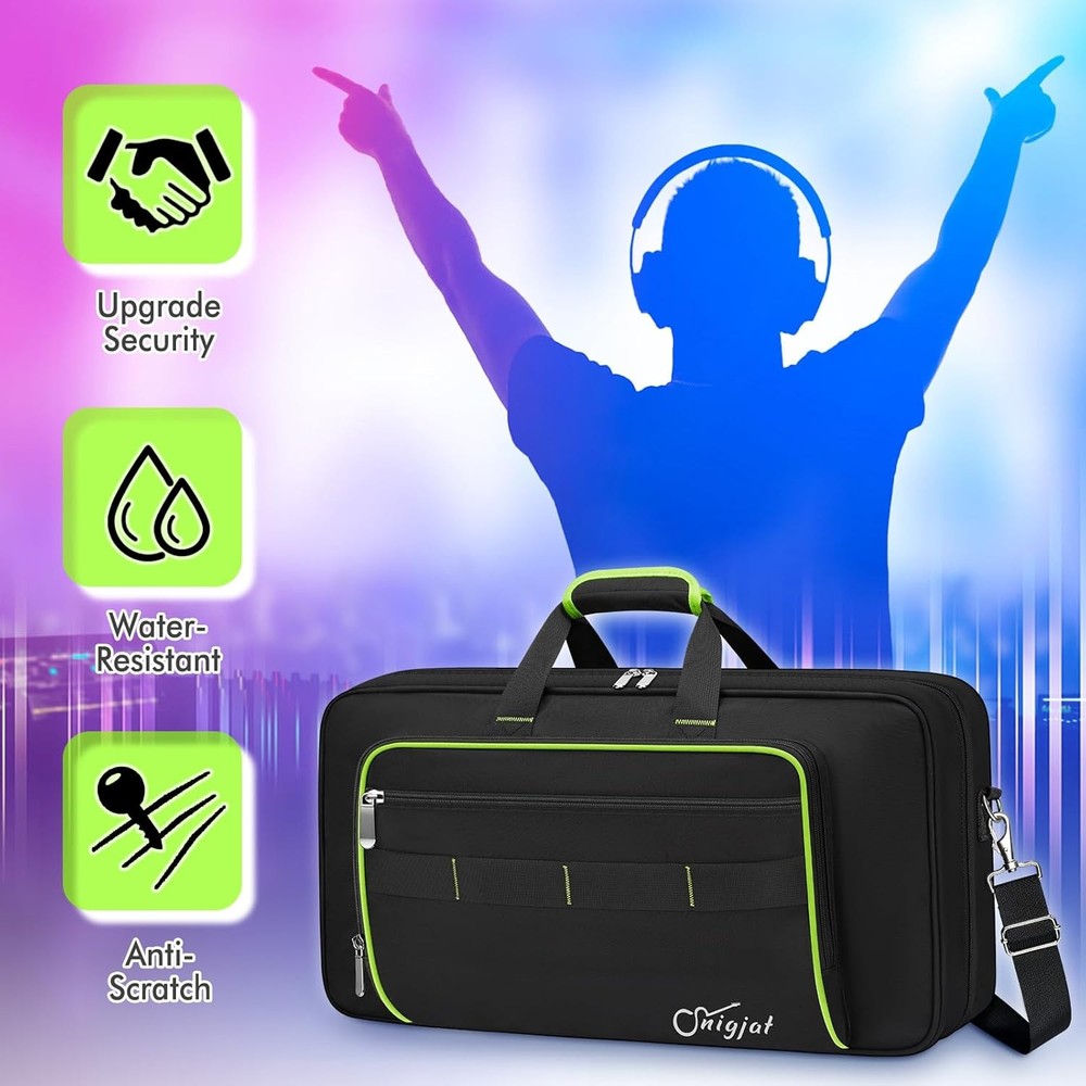Padded DJ Controller Case for DDJ-FLX4 DJ 400 REV1 - 5 Pockets