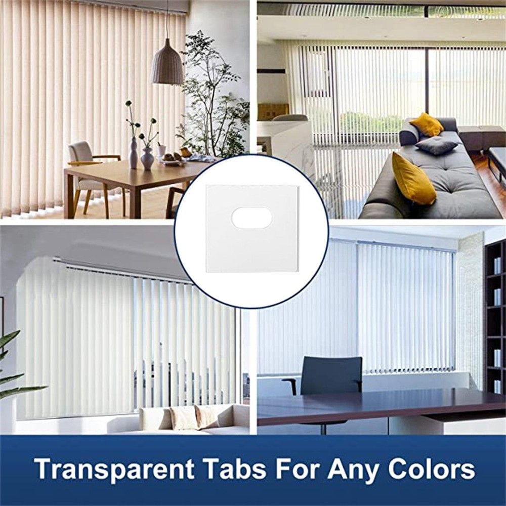 Vertical Blind Repair Tabs 10Pcs Clear Blind Fixer Tabs Verticle Blinds
