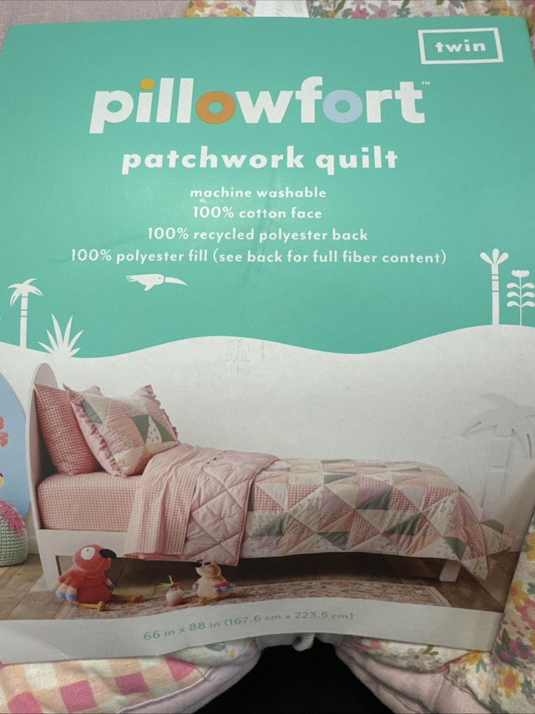 Twin Multi Patchwork Heirloom Kids' Quilt - Pillowfort