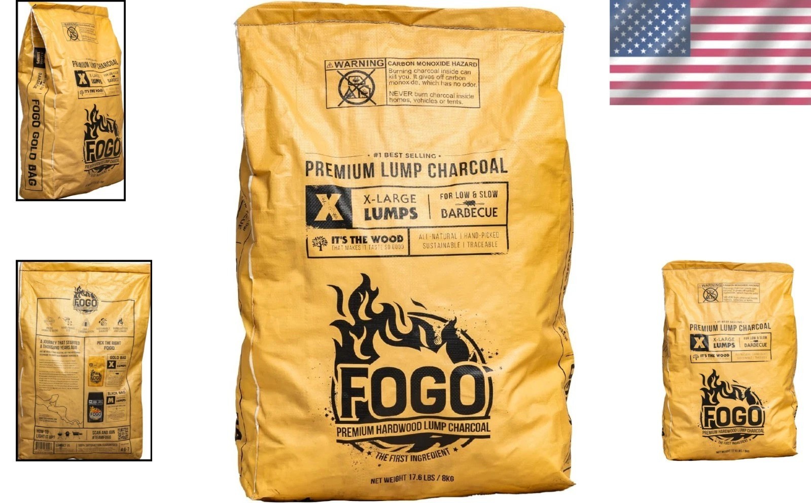 Oak Hardwood Lump Charcoal for Grilling