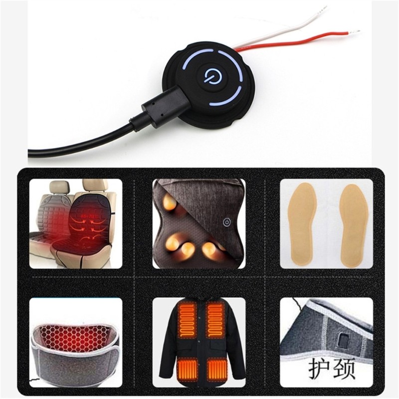 Waterproof Push Button Switch Three-gear Temperature Regulating Switch Type-c