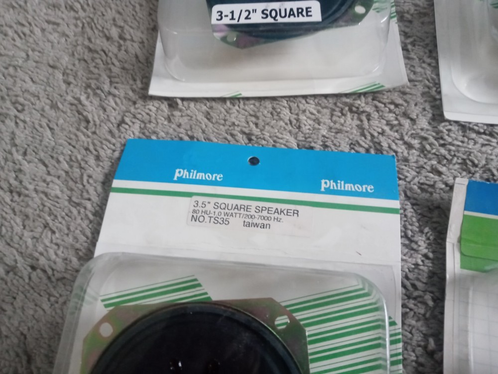 Philmore Square & Round Speaker 6 Lot New