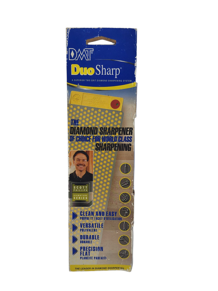 DMT Duo Sharp Bench Stone W8FCNB Measures 8" x 2 5/8". Double sided, diamond two