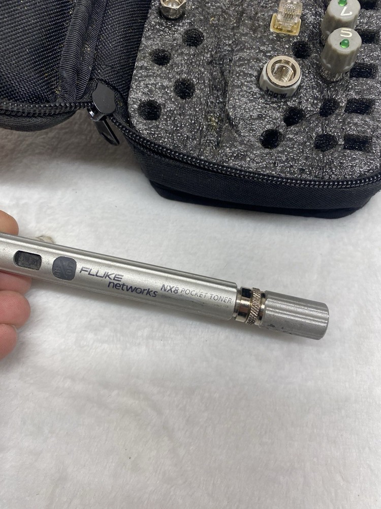 Fluke Networks PTNX8-CABLE Cable Tester Missing Tips Read Description