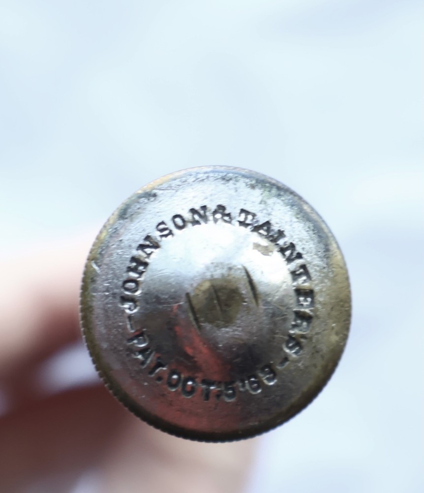 Johnson & Tainters Automatic Boring Tool - Push Drill + 4 Bits / Pat.1888 / MTT