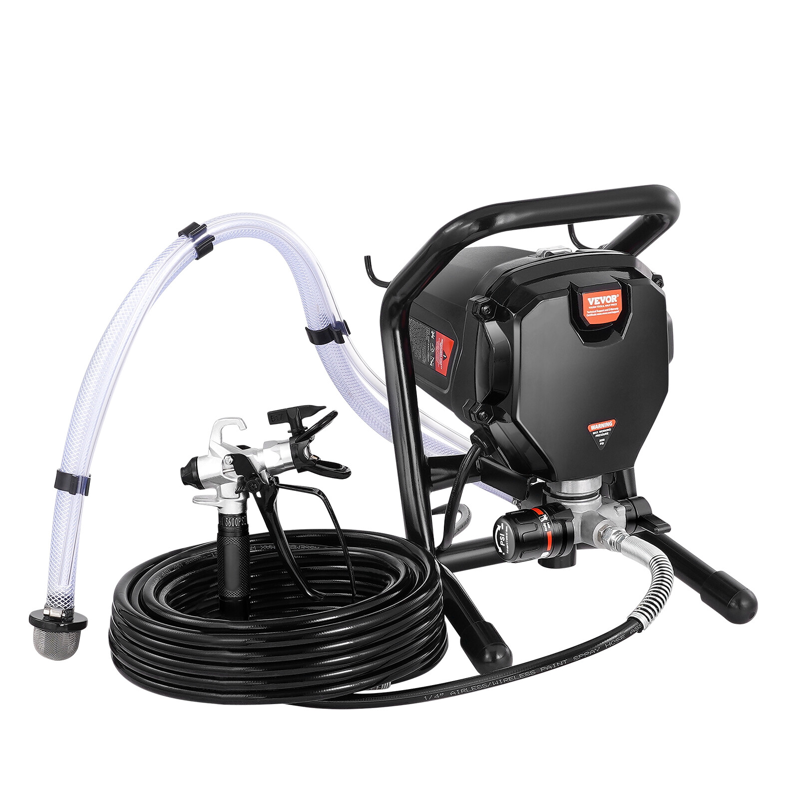 3000PSI Stand Airless Paint Sprayer Electric Airless Sprayer Handheld Spray 750W