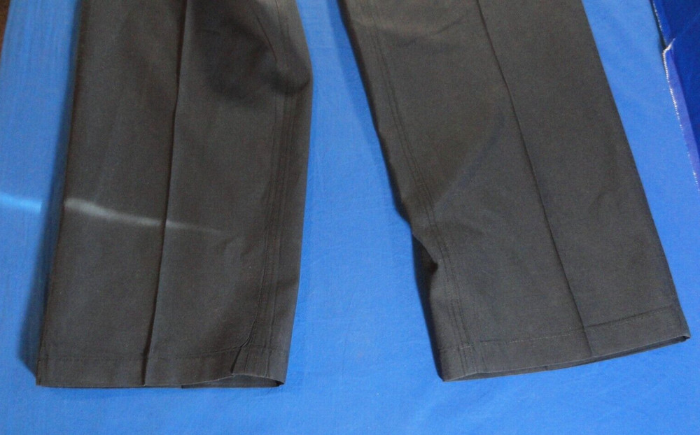 PROPPER CHINO STYLE FLAT FRONT DARK BLUE UTILITY WORK UNIFORM PANTS SIZE 38