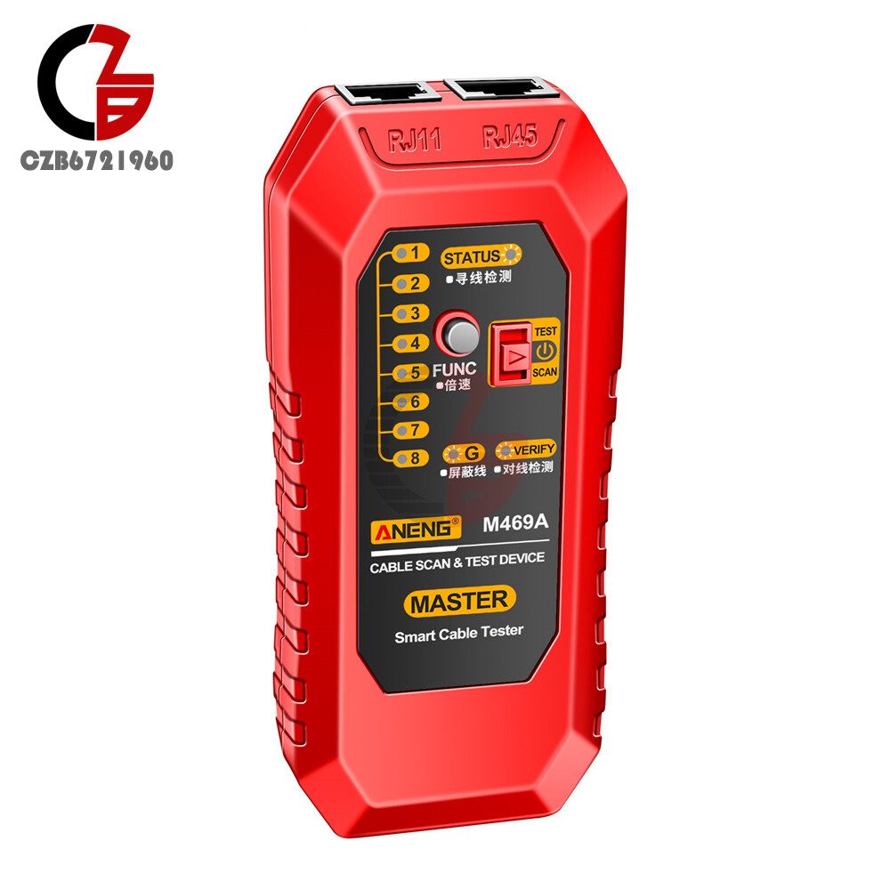 ANENG M469A Multifunctional Network Cable Tracker Networking Analyzer RJ11/RJ45