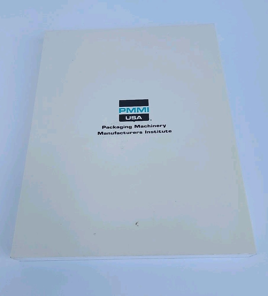 Packaging Machinery Components 5th Edition PMMI Industrial Guide