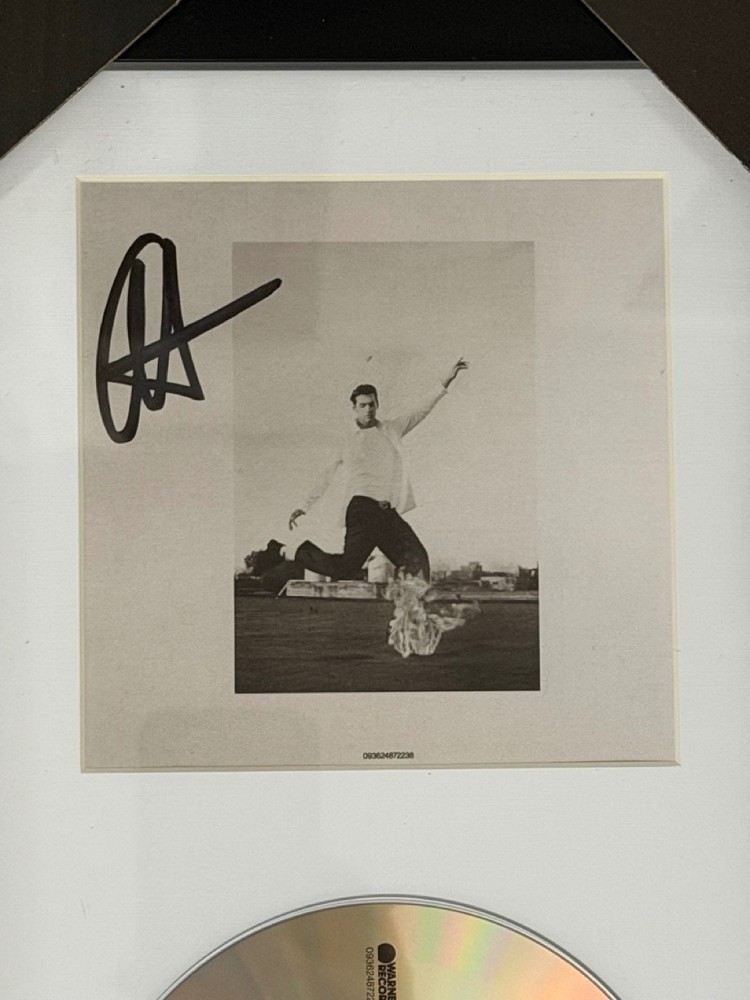 OMAR APOLLO IVORY SIGNED CD FRAMED