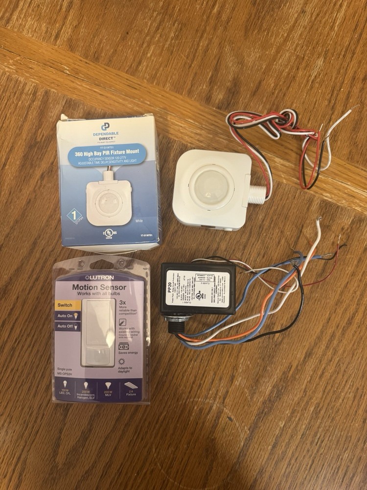 Dependable Direct Lutron Acuity Controls PIR Motion Sensors Combo Complete