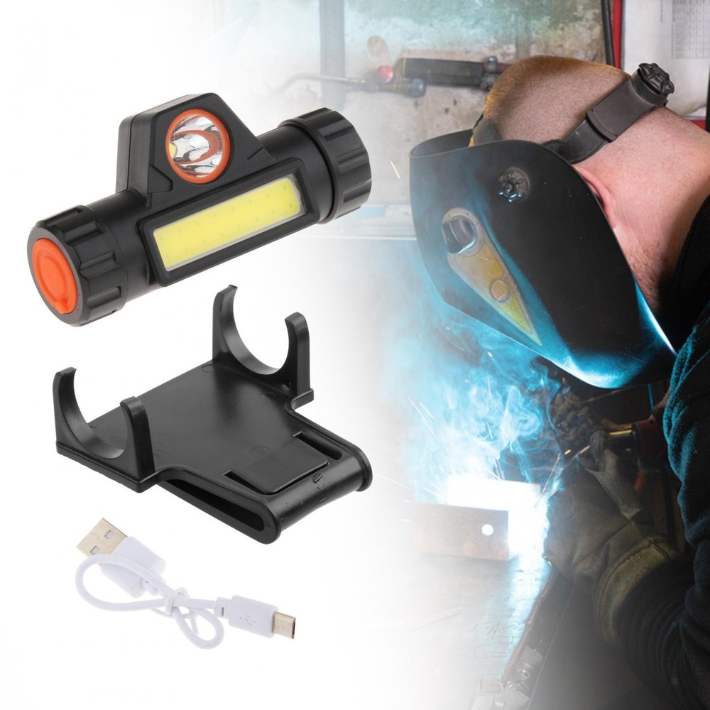 Headlight for Welding Helmet with Mount Bracket Strong Light
