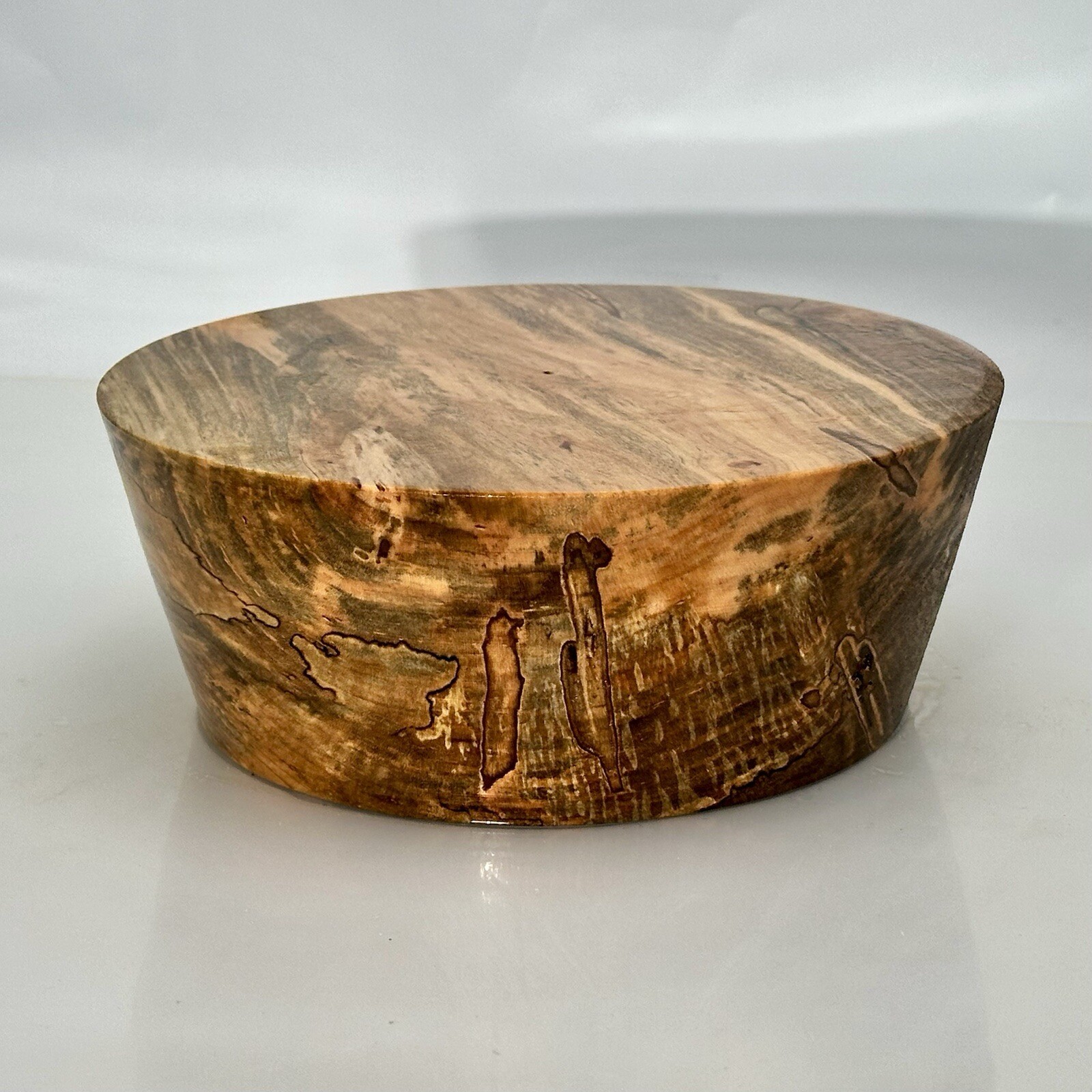 SPALTED MAPLE BOWL BLANKS, 10"X3.5" BULK LISTING, WOOD LATHE TURNING STOCK