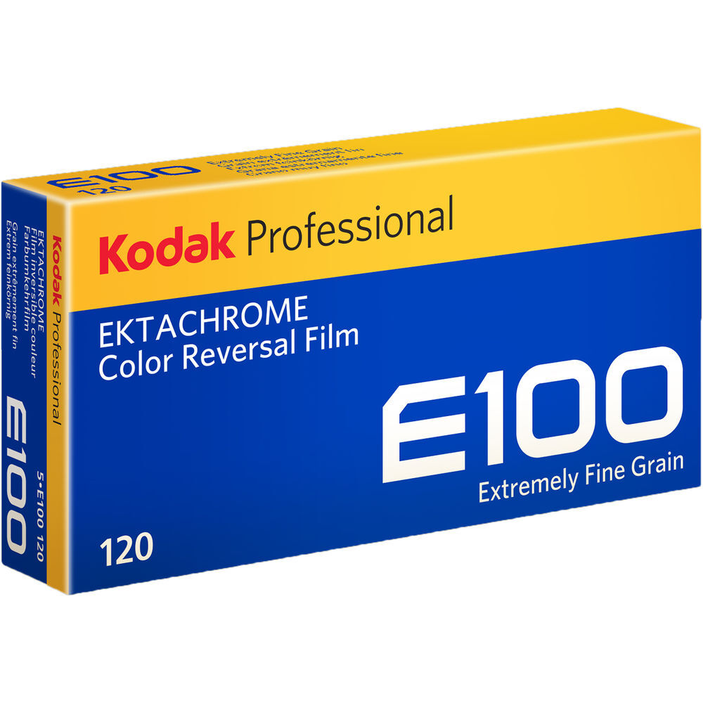Kodak Professional Ektachrome E100 Color Transparency Film (120 Roll Film, 5-PK)