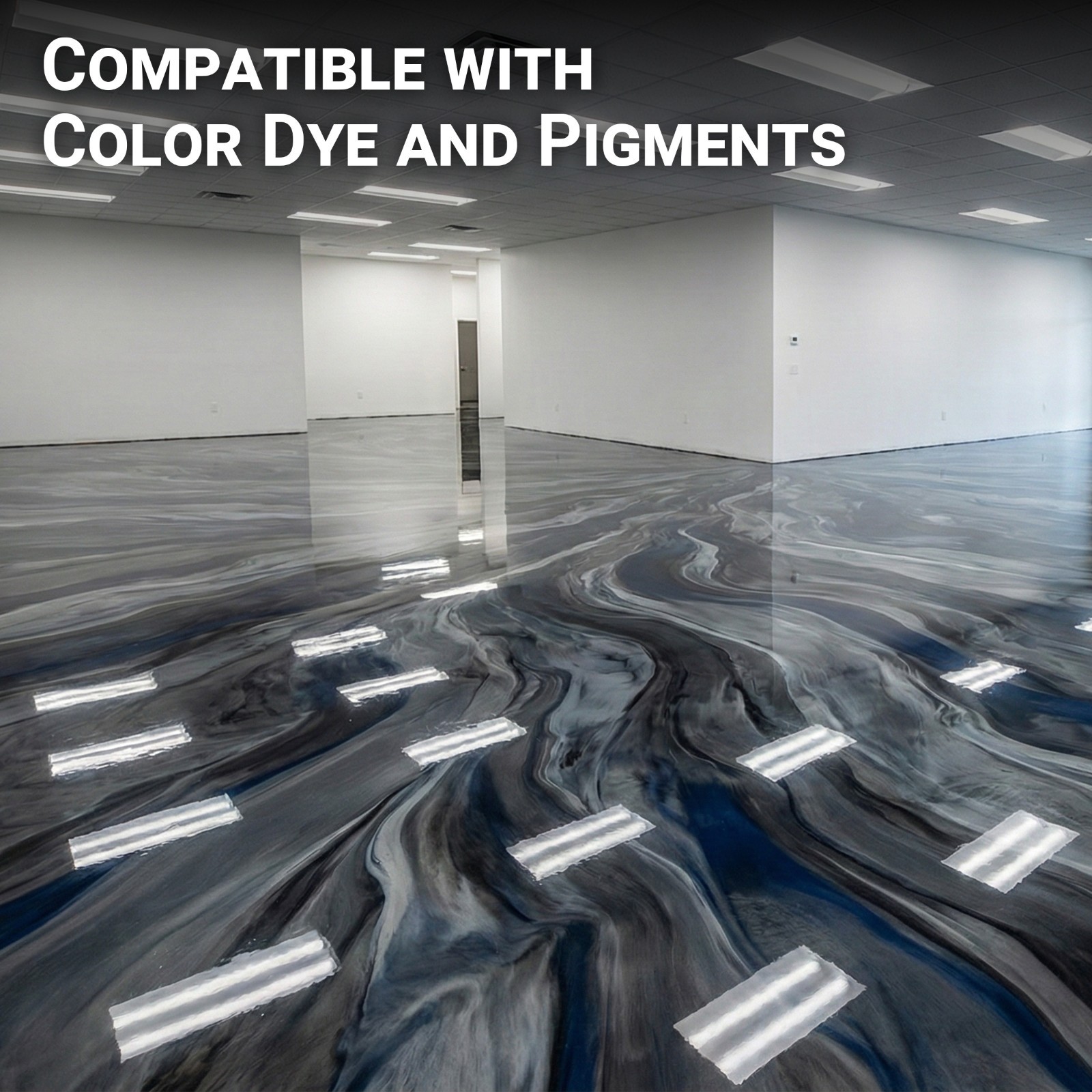 2:1 Top Coat Epoxy Resin For Floor Coating 3 Gallon Pack Garage Coating