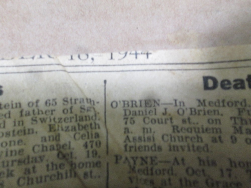 WW2 Era c.1944 Notre Dame Pennant