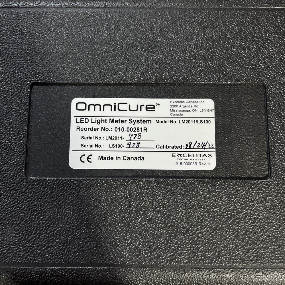 OMNICURE LED LIGHT METER