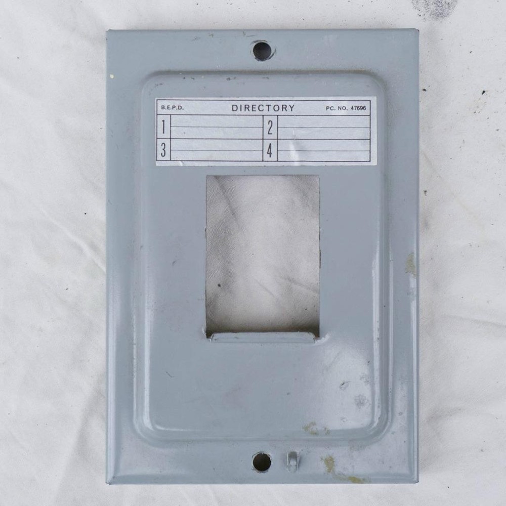 Pushmatic  Electri-Center Electrical Plate Cover Only
