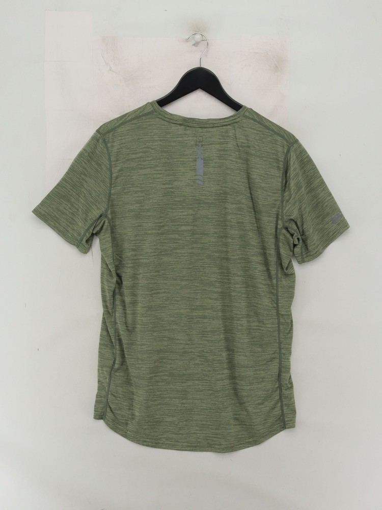 Superdry Men's T-Shirt S Green 100% Polyester Round Neck Basic