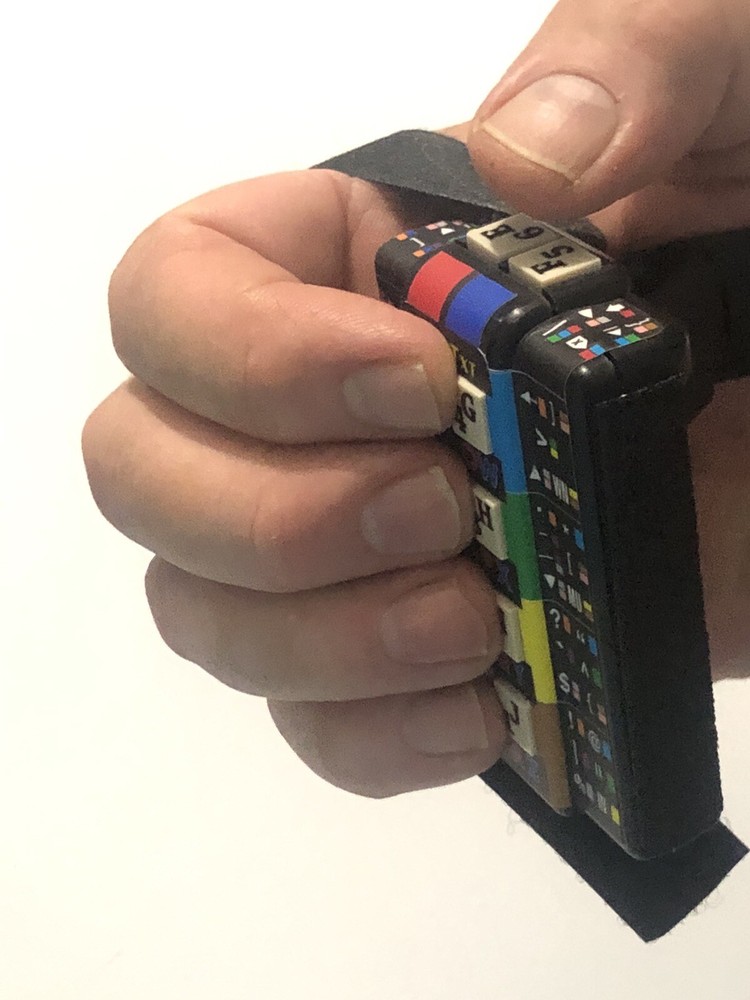 DecaTxt 3 One-Hand Bluetooth Spatial Computing Keyboard & Assistive Technology