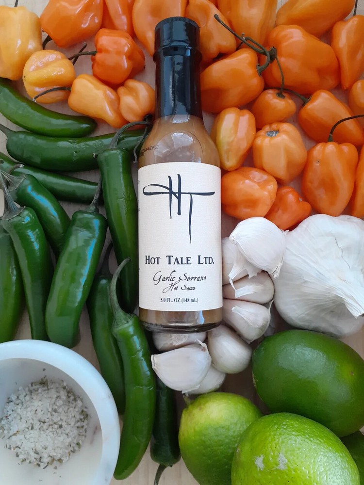 Garlic Serrano Hot Sauce