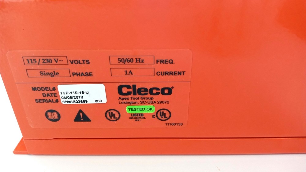 Cleco TVP-110-15-U Pneumatic Torque Qualifier