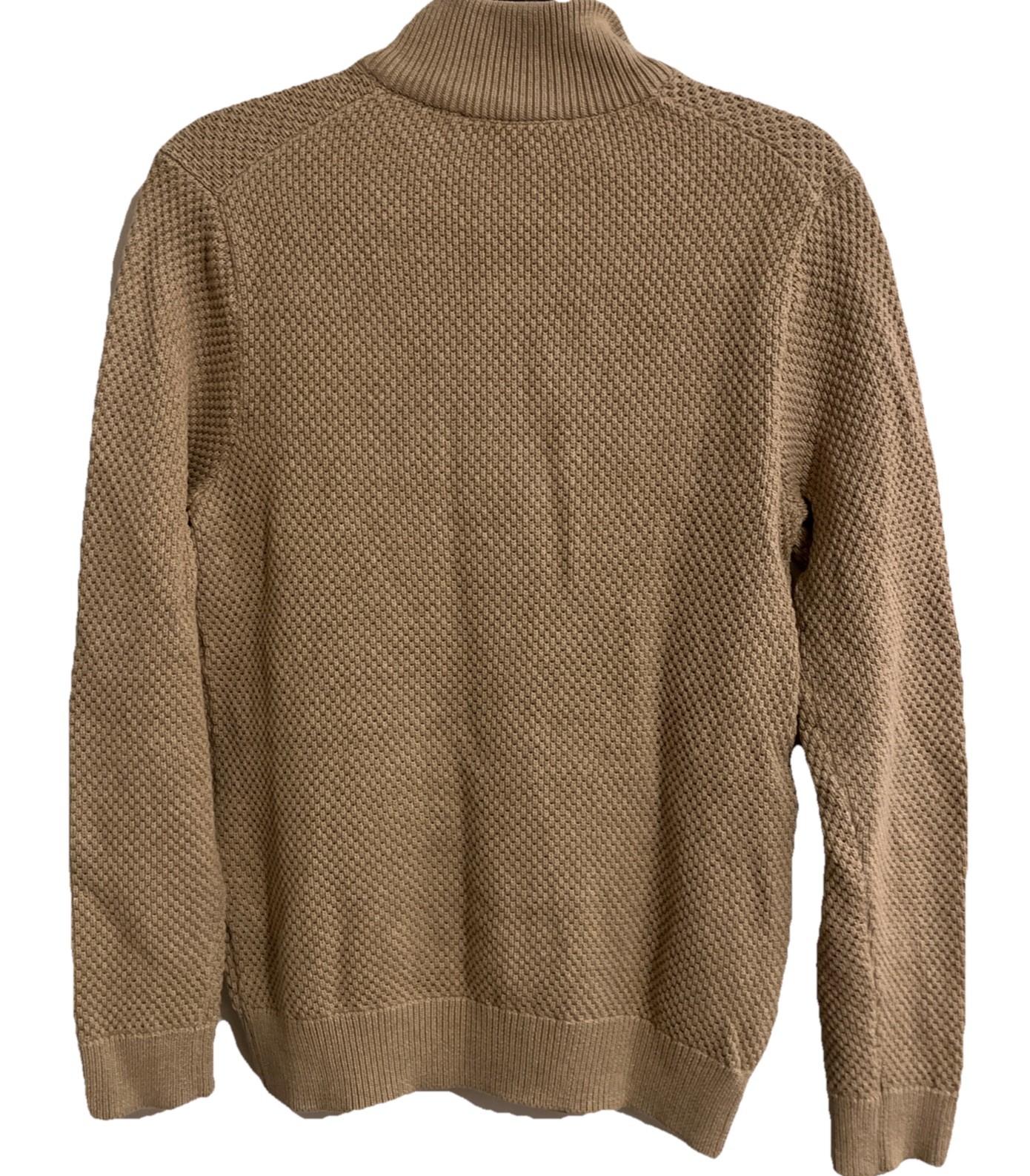 Vineyard Vines Men's 1/4-Zip Sweaters Size Medium Beige/Tan Preppy 1