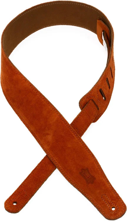 Levy's MS26 Suede Guitar Strap - Honey