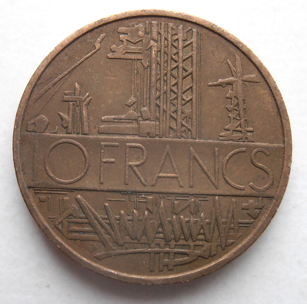FRANCE 10 FRANCS 1976