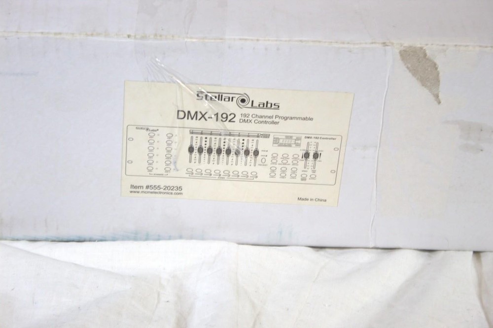Stellar Labs DMX-192 192 Channel Programmable DMX lighting controller