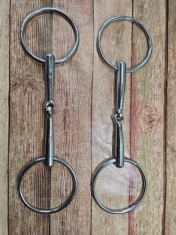 French Link Loose Ring Snaffle Bit 12"