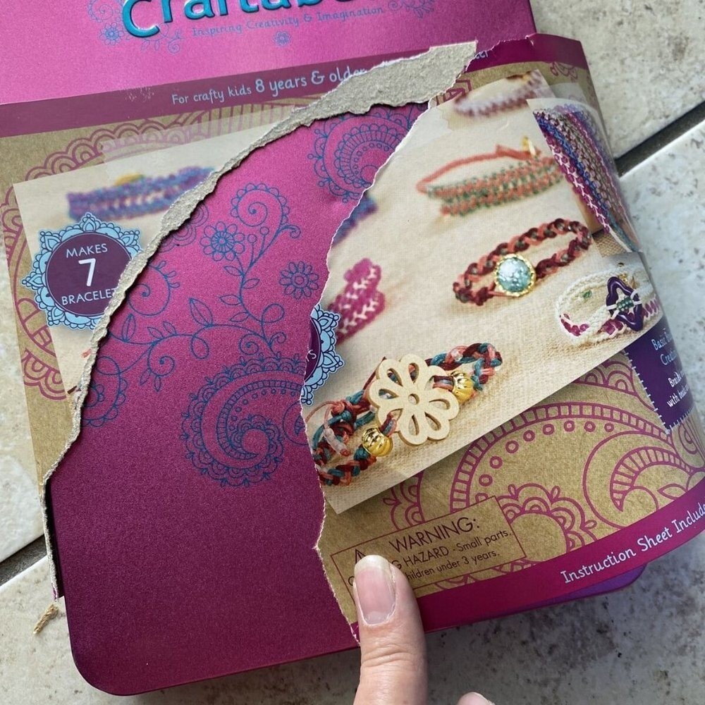 Craftabelle Inspiring Creativity & Imagination Boho Baubles Creation DIY Kit 8+