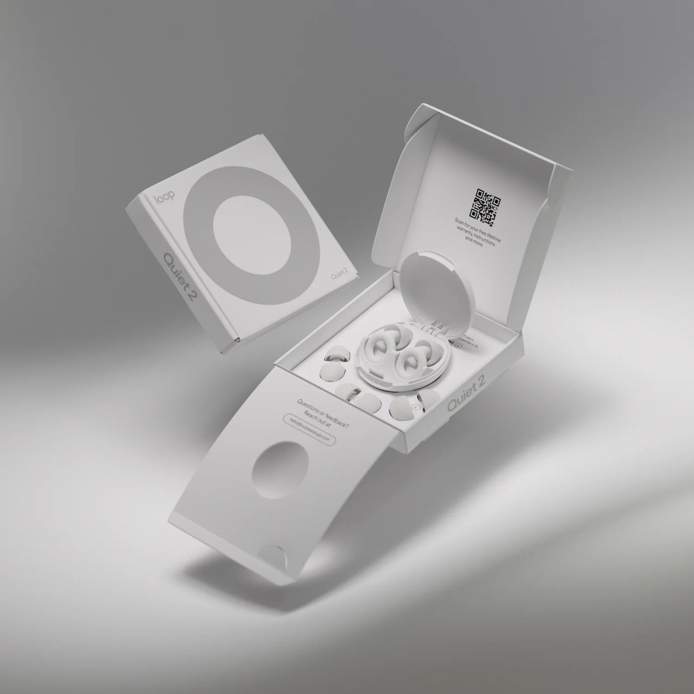 Loop Quiet 2 Earplugs White 14DB *Open Box*