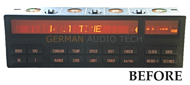 BMW E36 18 BUTTON ON BOARD COMPUTER OBC MID SIEMENS - PIXEL REPAIR SERVICE
