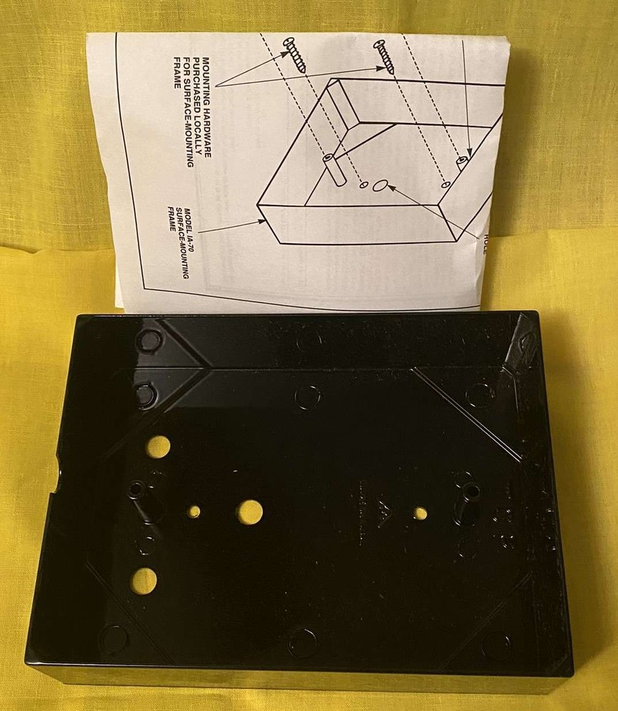 *NEW-Open Box* NUTONE SURFACE MOUNTING FRAME BLACK METAL 1A-70