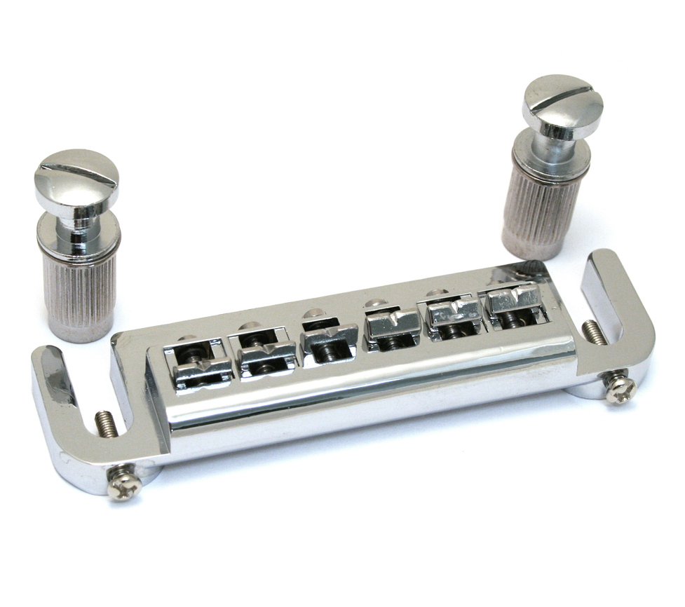 Chrome Adjustable Wraparound Combination Bridge/Tailpiece WBT-AS-C