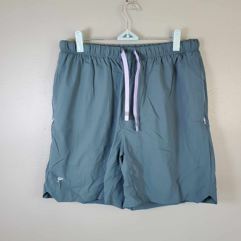 Fabletics Mens Shorts Small S Stretch Drawstring Joggers Light Weight Zip Pocket