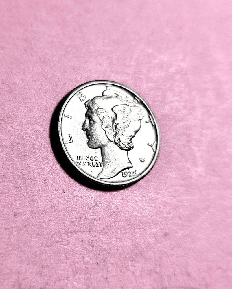 1926 Mercury Dime From High Grade Collection AU++