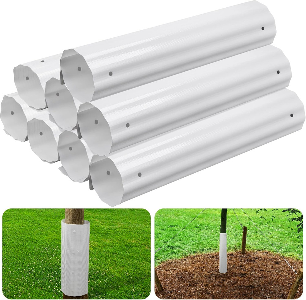 4Pcs Expandable Tree Guards,Flexible Tree Bark Protector,Tree Trunk Protector Tu