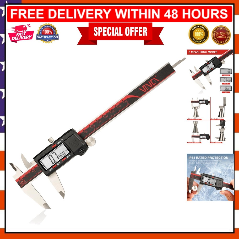 Precision Digital Caliper - High Accuracy with RS232 Data Transfer Capability