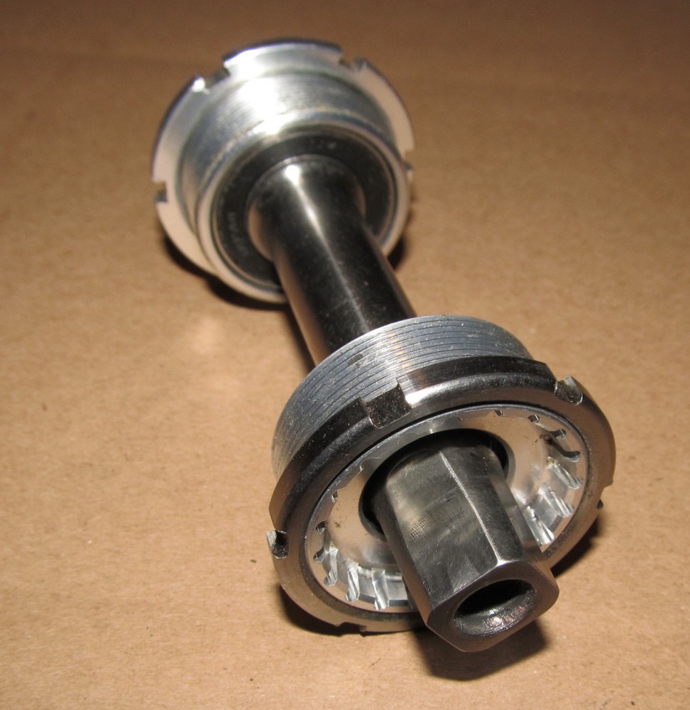 Titanium Spindle Bottom Bracket English Thread 107mm spindle