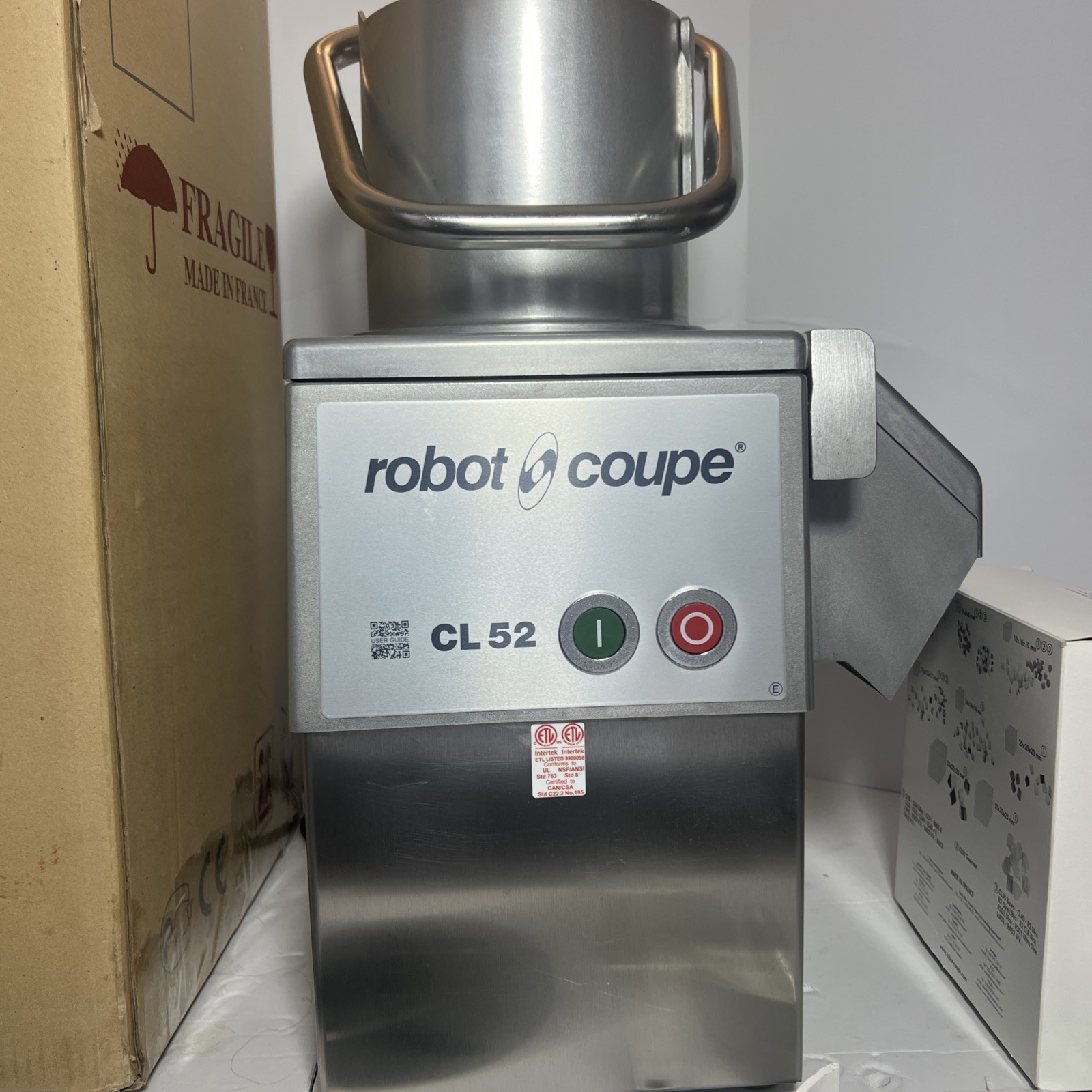 Robot Coupe CL 52 E Series E Continuous Feed Vegetable / Food Processor W/ Discs