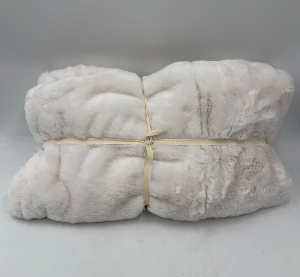 Pottery Barn Teen Polar Bear Faux Fur Bean Bag Chair Slipcover Ivory Large #300D