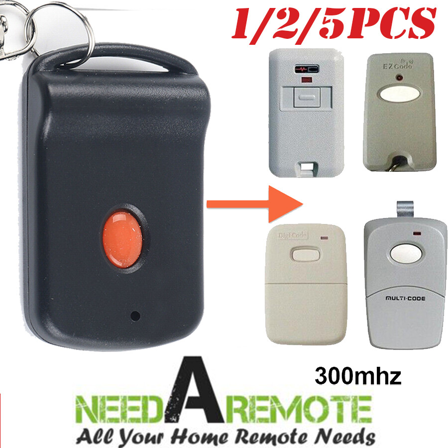 1/2/5Packs for Multicode Linear 3089 Garage Gate Door Opener Remote 10 DIP Code
