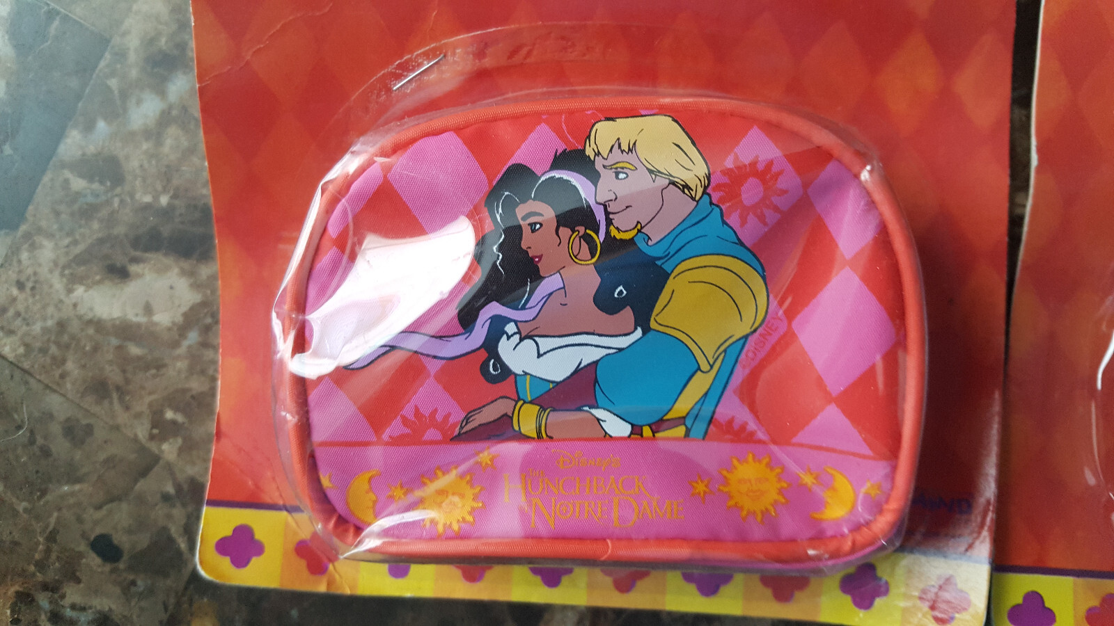 VTG Disney The hunchback of Notre dame 2 Coinpurses by Pyramid Handbags, NEW