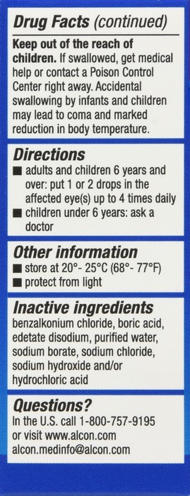 Naphcon A Allergy Eye Drops 15ml ^^ Exp 3/2028 2 PACK